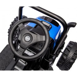 MILLY MALLY 5742 Pojazd na akumulator Traktor z przyczepą Farmer Blue