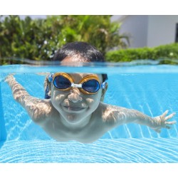 BESTWAY 21002 Aqua Burst Essential Okulary do pływania Niebieskie