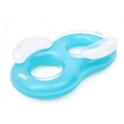 BESTWAY 43009 Koło do pływania podwójne Cool Comfort Niebieskie 1,88x1,17