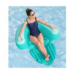 BESTWAY 43719 Fotel-leżak do pływania z oparciem Miętowy 1,45x1,2