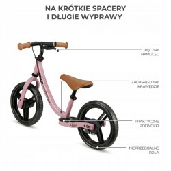 KINDERKRAFT Rowerek biegowy SPACE DARK PINK