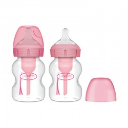 Dr.Browns WB52601 Butelka szeroka syjka 150ml PP OPTIONS PLUS 2-pak różowy