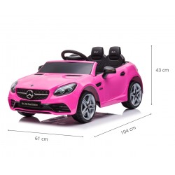 MILLY MALLY 5911 Pojazd na akumulator Mercedes Benz SLC Pink