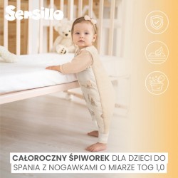 ŚPIWOREK DO SPANIA L KRÓLICZKI BEŻOWY TOG 1.0