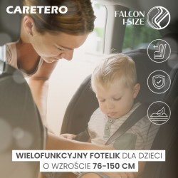 FOTELIK FALCON I-SIZE GREY (76-150)