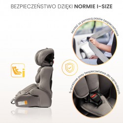 FOTELIK FALCON I-SIZE GREY (76-150)
