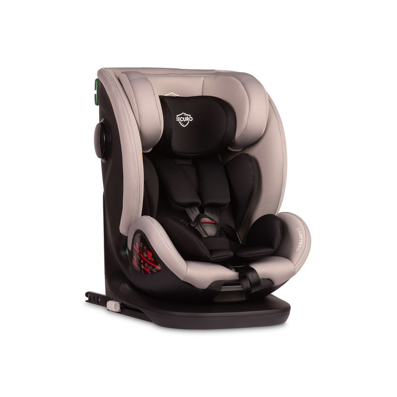 FOTELIK SECURO I-SIZE LIGHT GREY (40-150)