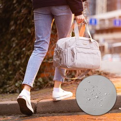 1650/02 TORBA DLA MAMY PODRÓŻNA SZARA