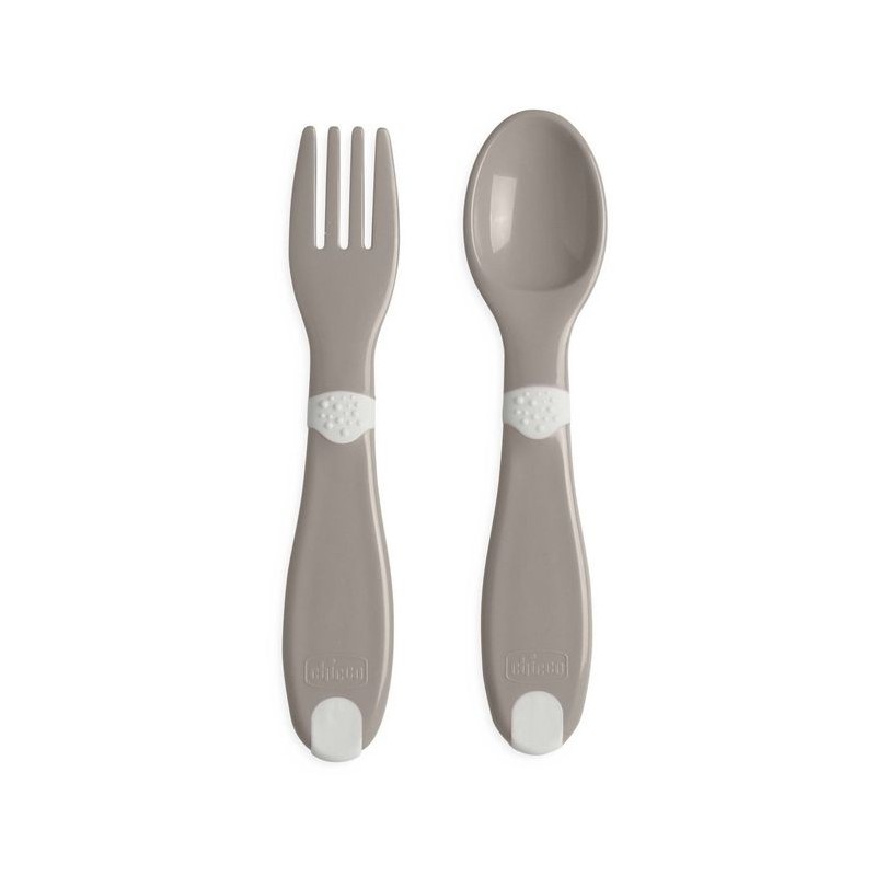 179404 PIERWSZE SZTUĆCE PLASTIKOWE 12M+ SZARE