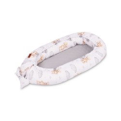 KOKON MUŚLIN TEDDY SZARY 80x45
