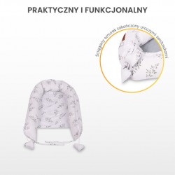 KOKON MUŚLIN GAŁĄZKA ZIELONY 80x45