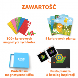 TREFL 62601 Skillmatics Zestaw kreatywny z magnesami Świat Zwierząt