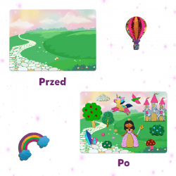 TREFL 62602 Skillmatics Foil Fun Zestaw kreatywny Jednorożce i Księżniczki