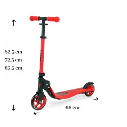 MILLY MALLY 2486 Hulajnoga SCOOTER Smart Red