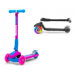 MILLY MALLY 2691 Hulajnoga SCOOTER Magic Pink-Blue