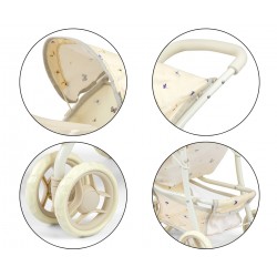 MILLY MALLY 6244 Wózek dla lalek Kate Nature