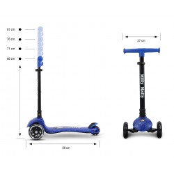 MILLY MALLY 6251 Scooter Sparky blue
