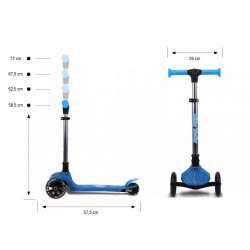 MILLY MALLY 6256 Scooter Jelly blue