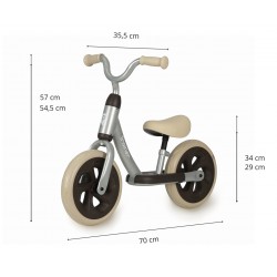 MILLY MALLY 6285 Qplay Rowerek biegowy Trainer silver