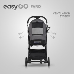 EASY GO Wózek dziecięcy FARO CLOUDY GRAY