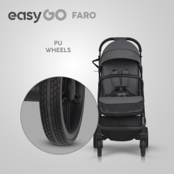 EASY GO Wózek dziecięcy FARO CLOUDY GRAY