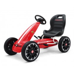 MILLY MALLY 3173 Gokart na pedały Abarth Red