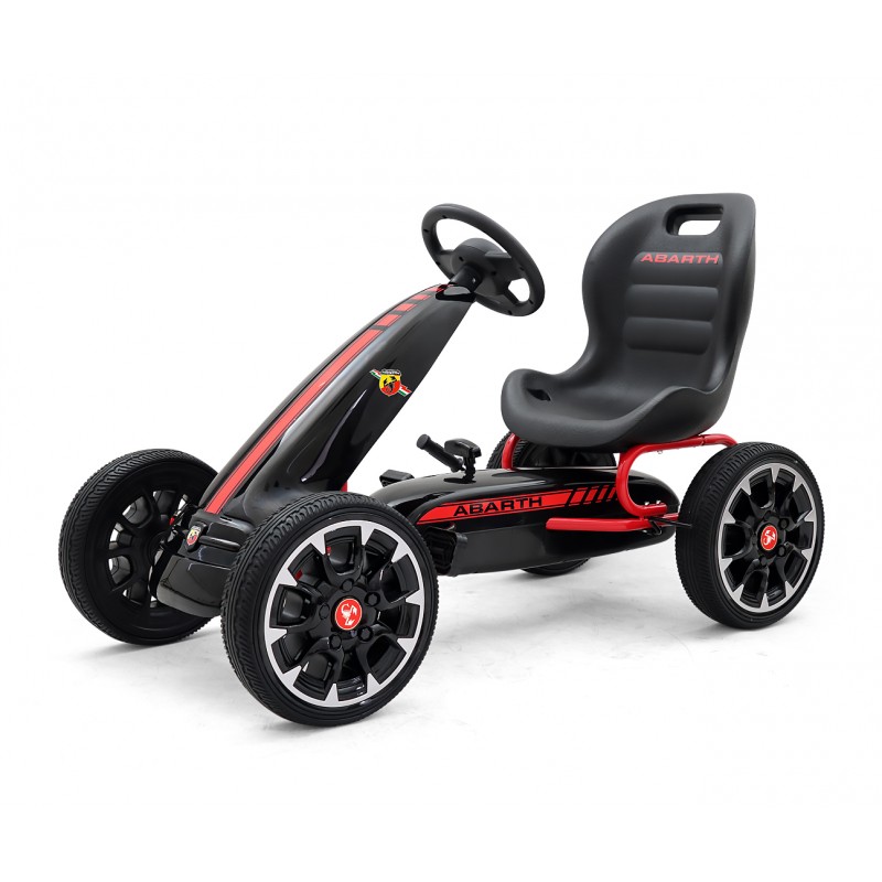MILLY MALLY 3174 Gokart na pedały Abarth Black