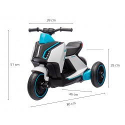 MILLY MALLY 5743 Pojazd na akumulator Skuter City White