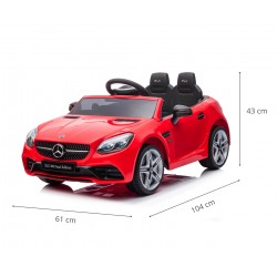 MILLY MALLY 5912 Pojazd na akumulator Mercedes- Benz SLC Red
