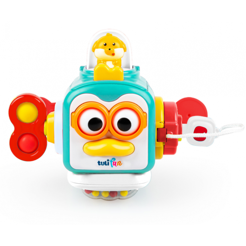 TULI FUN TF 30133 Kostka Pingwin turkusowa