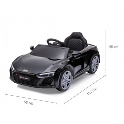 MILLY MALLY 5728 Pojazd na akumulator Audi R8 Spyder Black