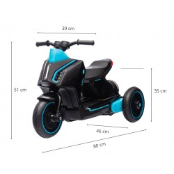 MILLY MALLY 5744 Pojazd na akumulator Skuter City Black