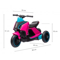 MILLY MALLY 5745 Pojazd na akumulator Sukuter City Pink