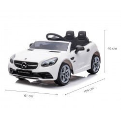 MILLY MALLY 5913 Pojazd na akumulator Mercedes-Benz SLC White