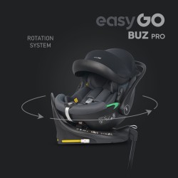 EASY GO Fotelik samochodowy BUZ PRO GRANITO