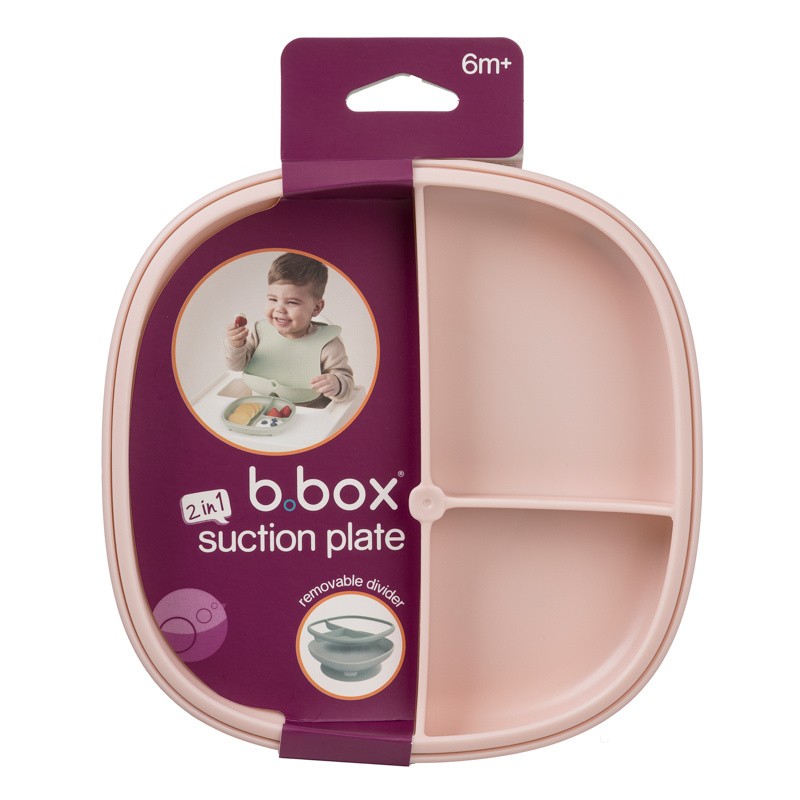 B.BOX BB101511 Talerzyk z przyssawką 2w1 różowy