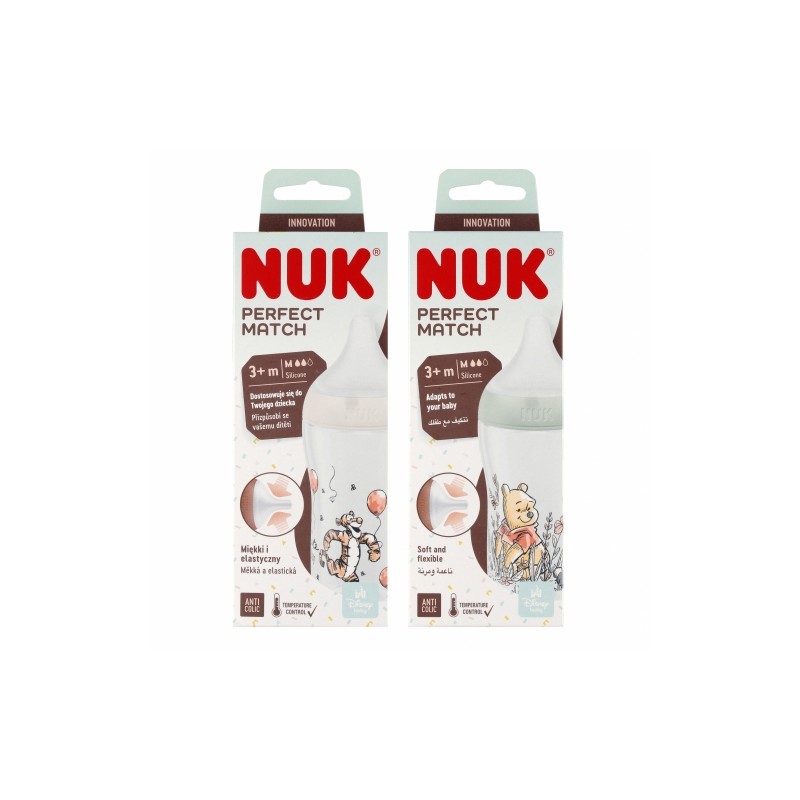 NUK 742027 Butelka silikonowa KUBUŚ PUCHATEK 260ml