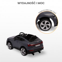 POJAZD NA AKUMULATOR AUDI ETRON SPORTBACK BLACK