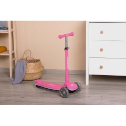 HULAJNOGA 3-KOŁOWA CARBON PINK
