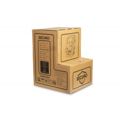FOTELIK SECURO I-SIZE LIGHT GREY (40-150)