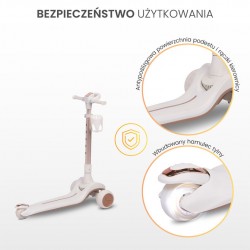 HULAJNOGA 3-KOŁOWA SATURA WHITE