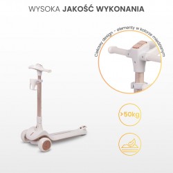 HULAJNOGA 3-KOŁOWA SATURA WHITE