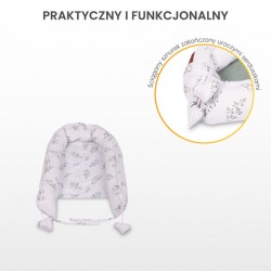 KOKON MUŚLIN GAŁĄZKA ZIELONY 80x45