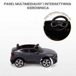 POJAZD NA AKUMULATOR AUDI ETRON SPORTBACK GREY