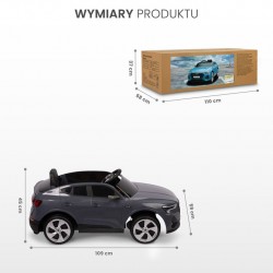 POJAZD NA AKUMULATOR AUDI ETRON SPORTBACK GREY