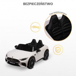 POJAZD NA AKUMULATOR MERCEDES SL63 WHITE