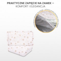 POŚCIEL 2-ELEMENTOWA DMUCHAWCE BEŻOWE 100X135 CM