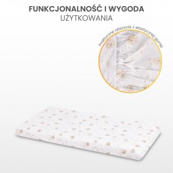 PRZEŚCIERADŁO DRUKOWANE GAŁĄZKA ZIELONA 60X120CM