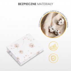 PRZEŚCIERADŁO DRUKOWANE TEDDY SZARY 60X120CM