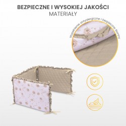 OCHRANIACZ DO ŁÓŻECZKA MUŚLIN GAŁĄZKA ZIELONY